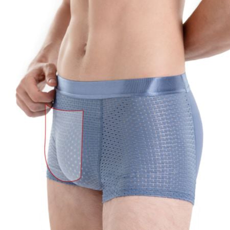 Ropa Interior Transpirable de Nailon y Seda Helada para Hombres