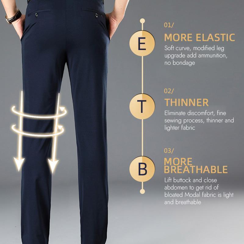【Servicio de entrega gratuito】Pantalones clásicos de hombre de alta elasticidad