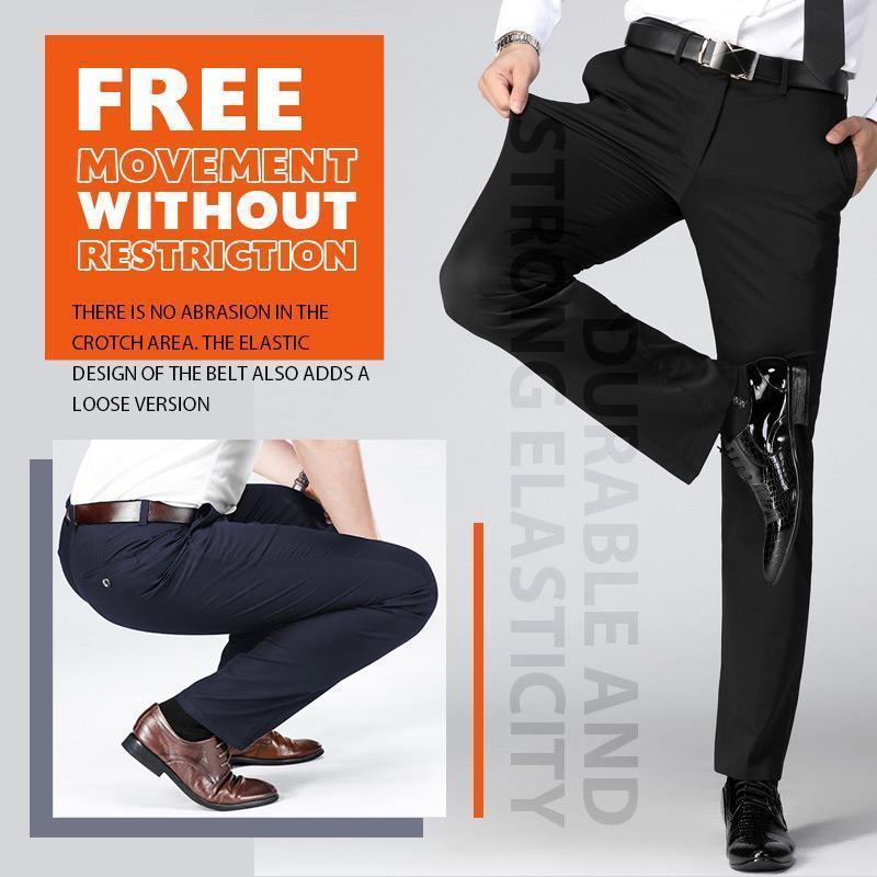 【Servicio de entrega gratuito】Pantalones clásicos de hombre de alta elasticidad