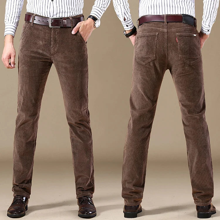 🔥50% de descuento en Black Friday💥Pantalón de pana de ajuste clásico para hombres