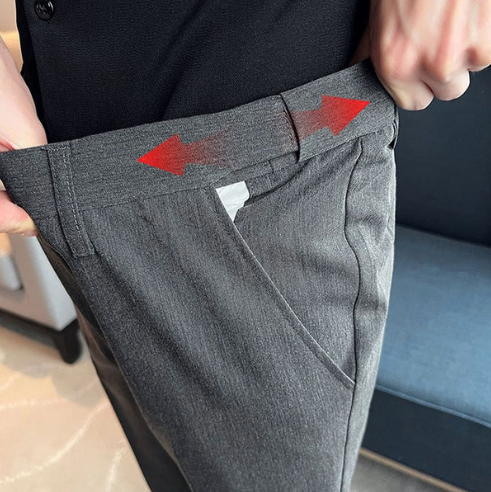 Pantalones rectos elásticos para hombre (compre 2 envío gratis)