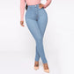 ✨ gran venta✨2024 nuevos jeans elásticos de talla grande💖adelgazantes (compre 2 envíos gratis）