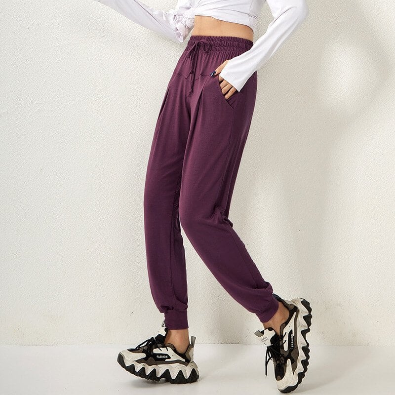 Pantalones de Chándal de Cintura Alta