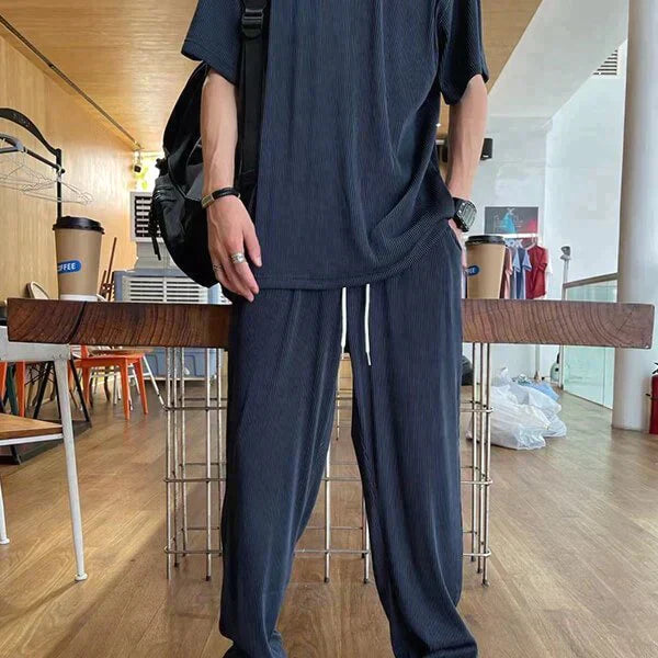 Traje casual de seda de hielo para hombre