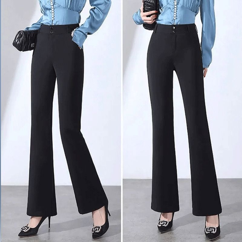 Pantalones acampanados elegantes de moda para mujer（50% DESCUENTO）