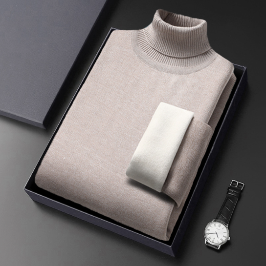 🔥Promoción de último día 50% de descuento🔥Suéter de cuello alto para hombre en invierno