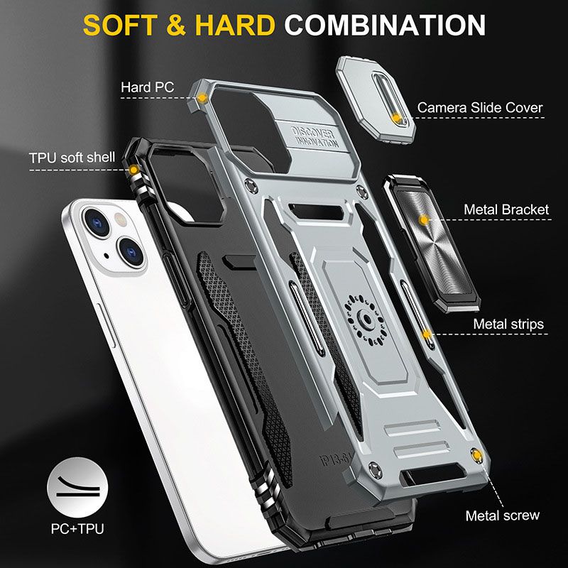 Funda de soporte rígida Armor para iPhone