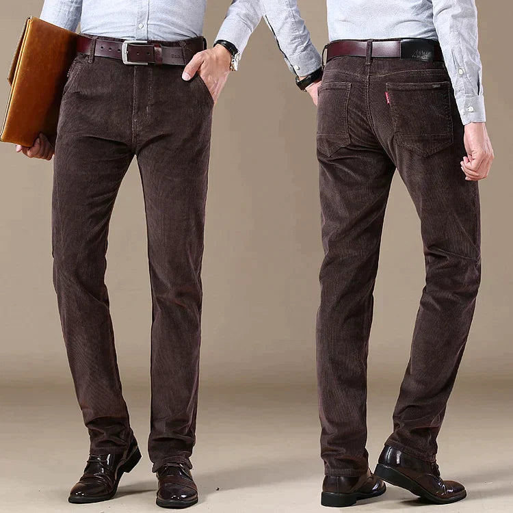 🔥50% de descuento en Black Friday💥Pantalón de pana de ajuste clásico para hombres