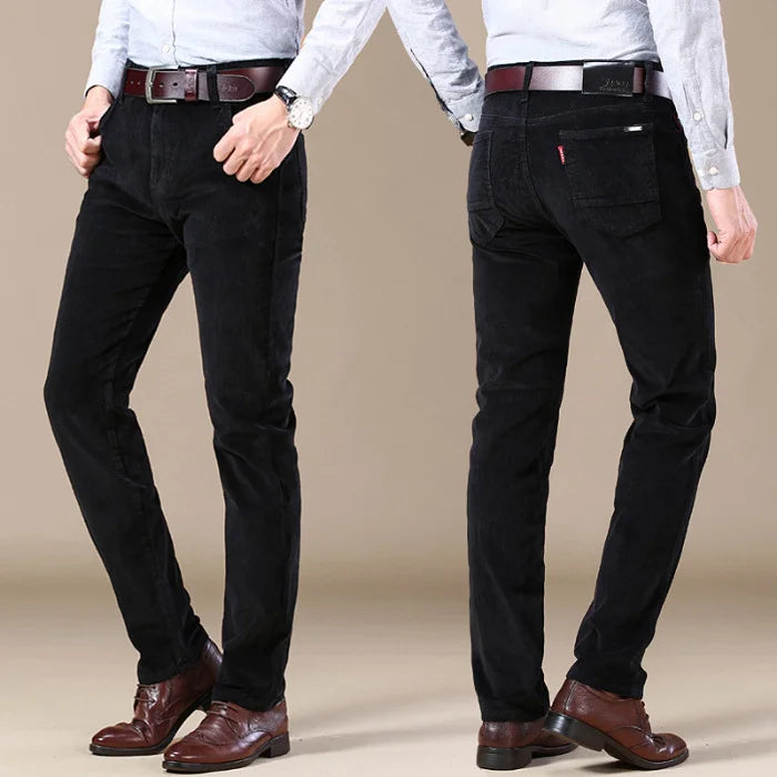 🔥50% de descuento en Black Friday💥Pantalón de pana de ajuste clásico para hombres