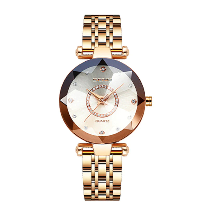 Reloj de acero inoxidable para mujer Delicate Starry