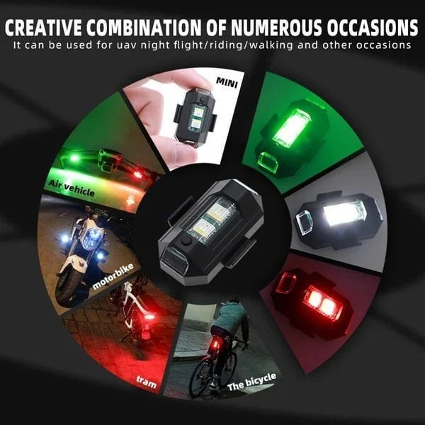 Luces LED estroboscópicas anticolisión en 7 colores - Desarrolladas para los amantes de la conducción