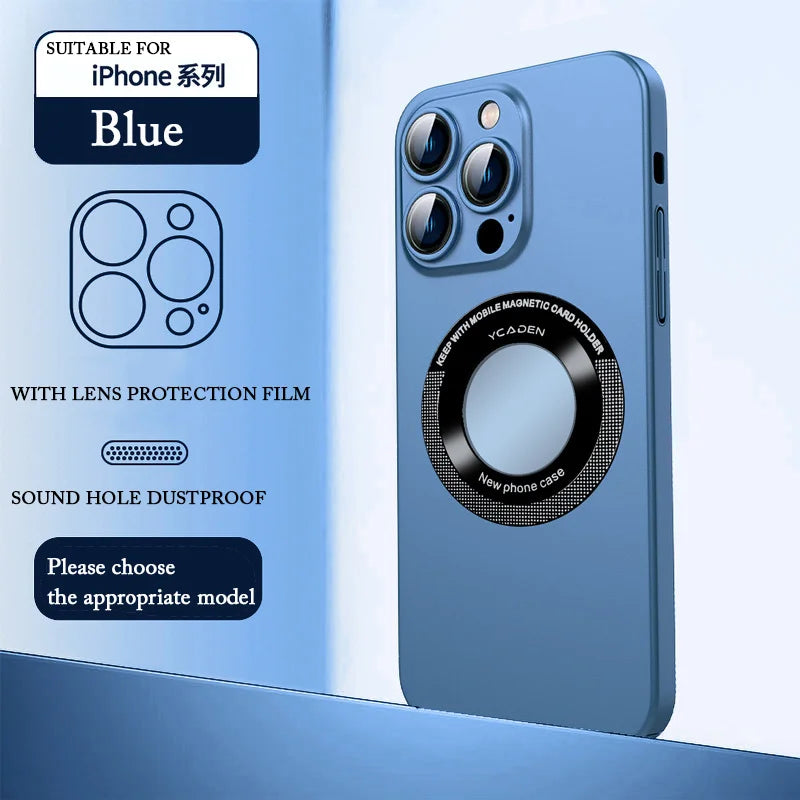 2023 NEW Funda de malla antipolvo con marca de fuga magnética para iPhone