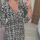 Cuello en V Wild Seaside Vacation Beach Dress-Compra 2 Envío gratuito