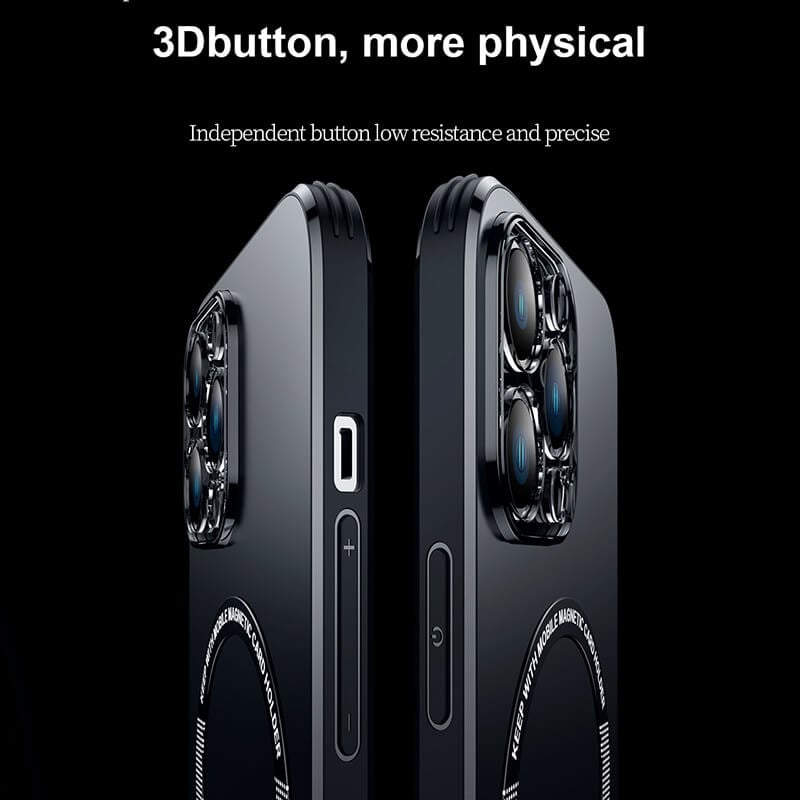 Funda de teléfono con soporte magnético para iPhone