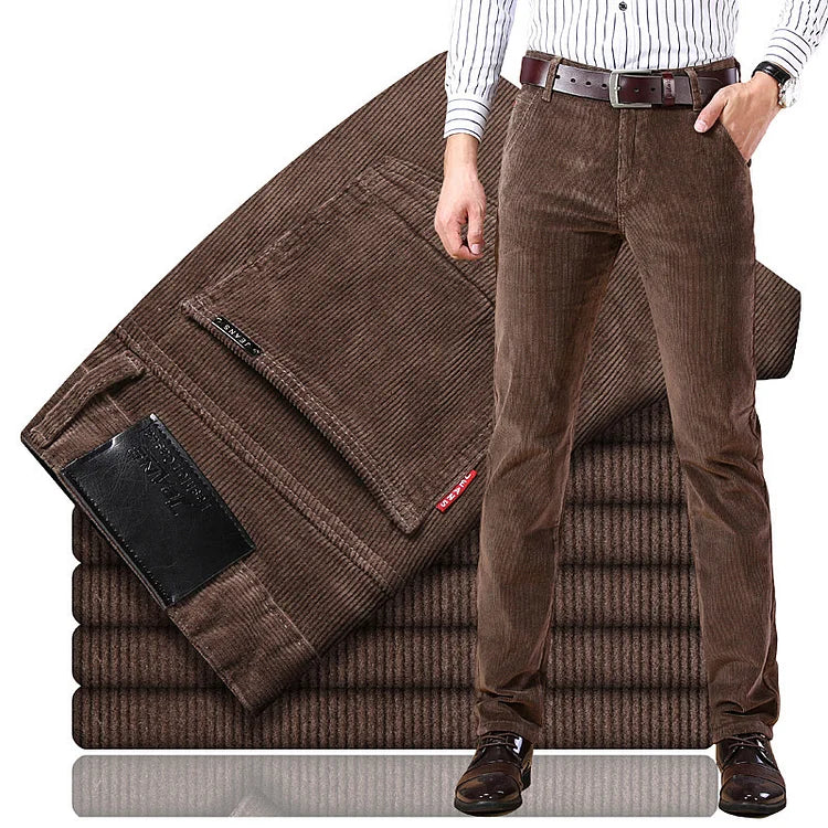 🔥50% de descuento en Black Friday💥Pantalón de pana de ajuste clásico para hombres