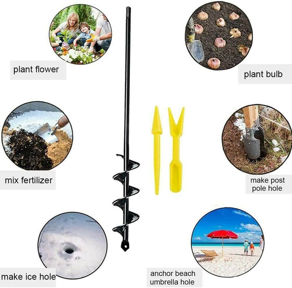 Broca Espiral Para Jardinería Fácil