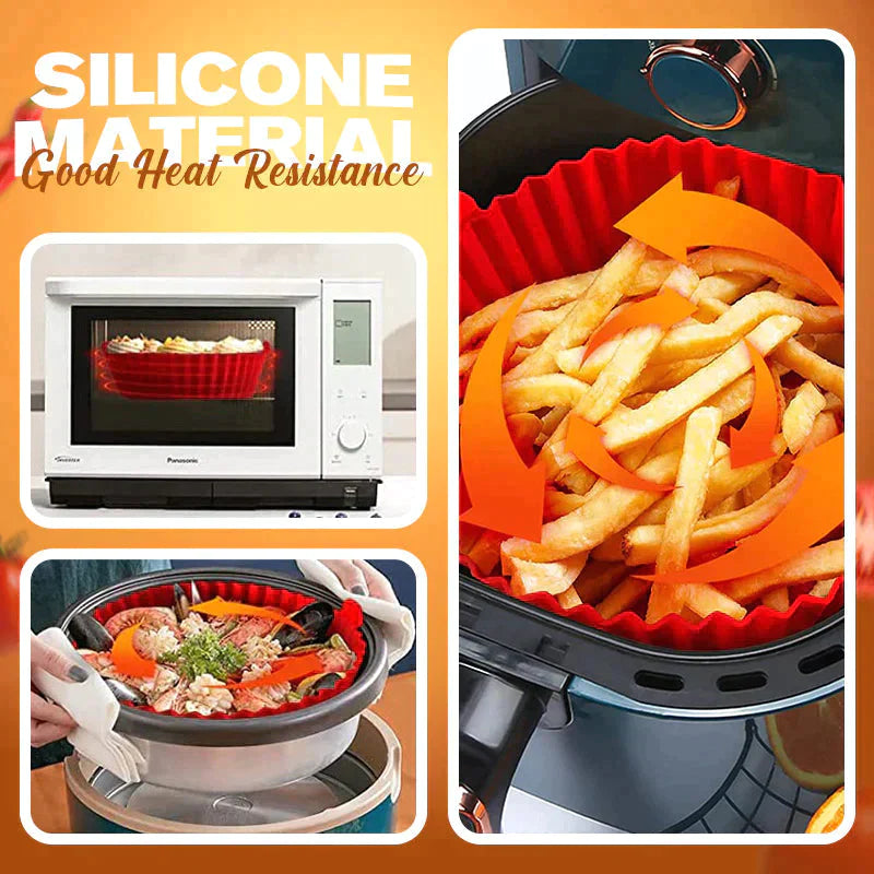 Compra 2 y llévate 1 gratis 🔥Air Fryer Silicone Baking Sheet