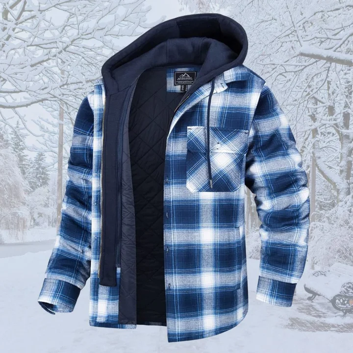 Chaqueta de invierno cálida para hombre (gorro desmontable) - Envío gratuito