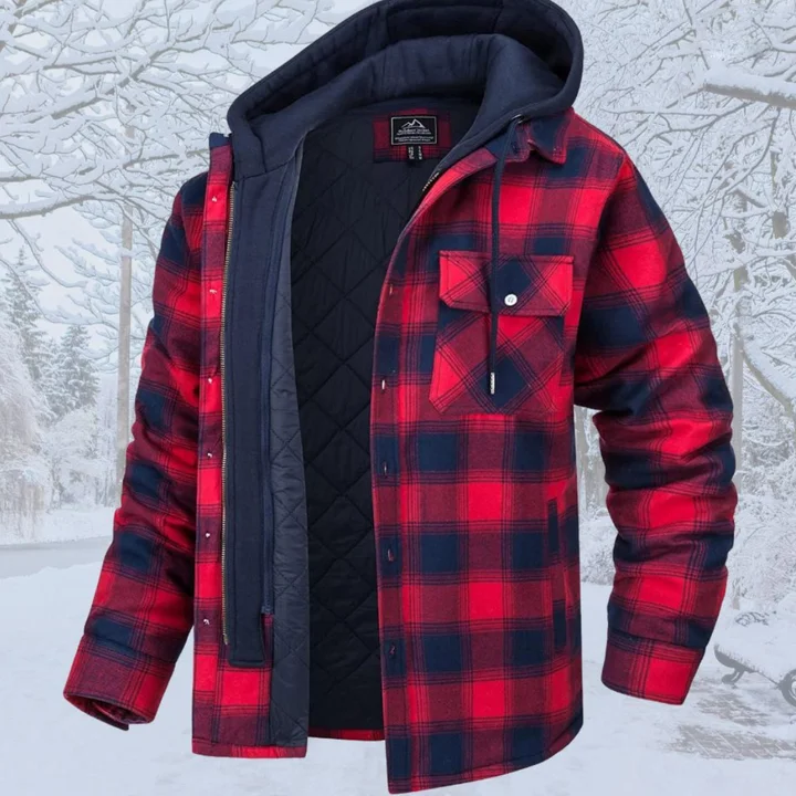 Chaqueta de invierno cálida para hombre (gorro desmontable) - Envío gratuito