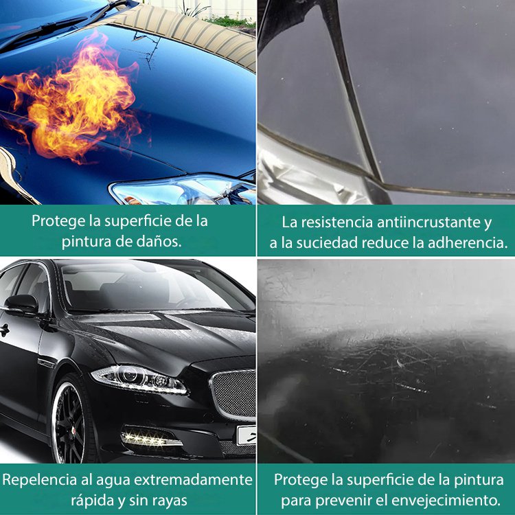 Agente de recubrimiento cerámico para automóviles