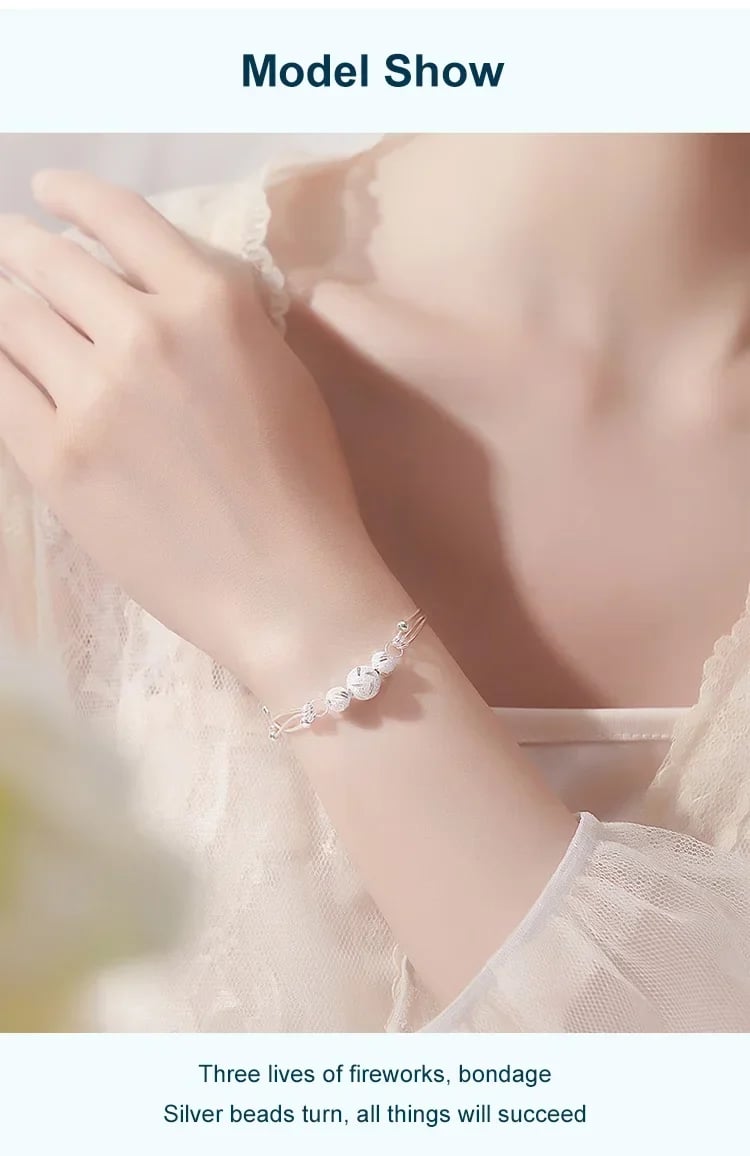 Pulsera de abalorios de la suerte