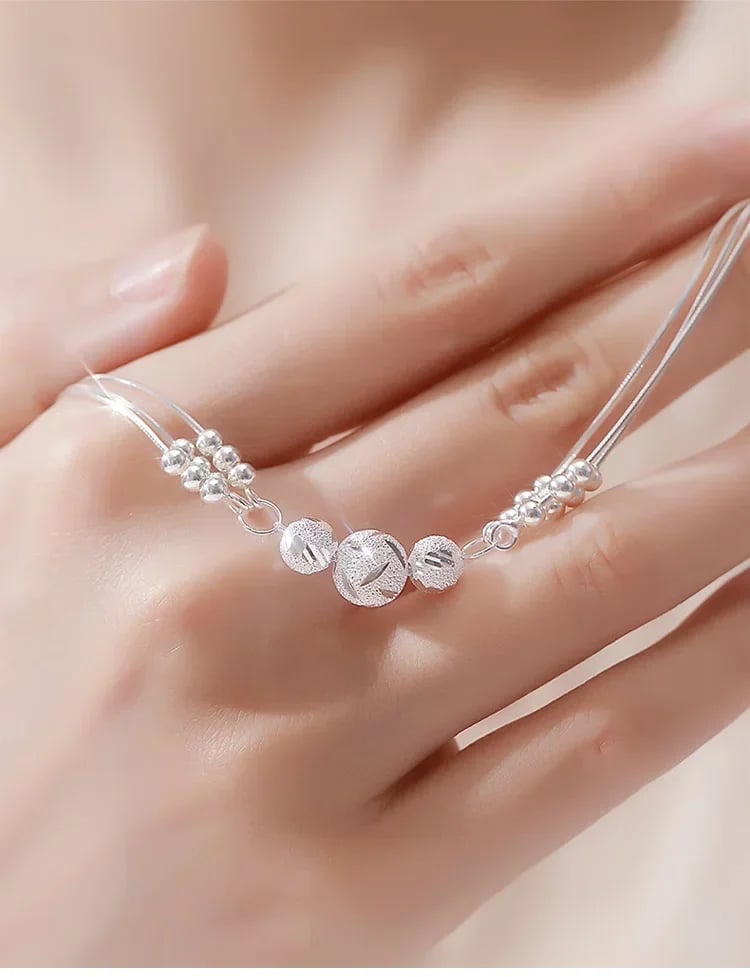 Pulsera de abalorios de la suerte
