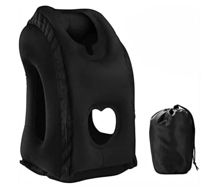 Almohada de viaje hinchable