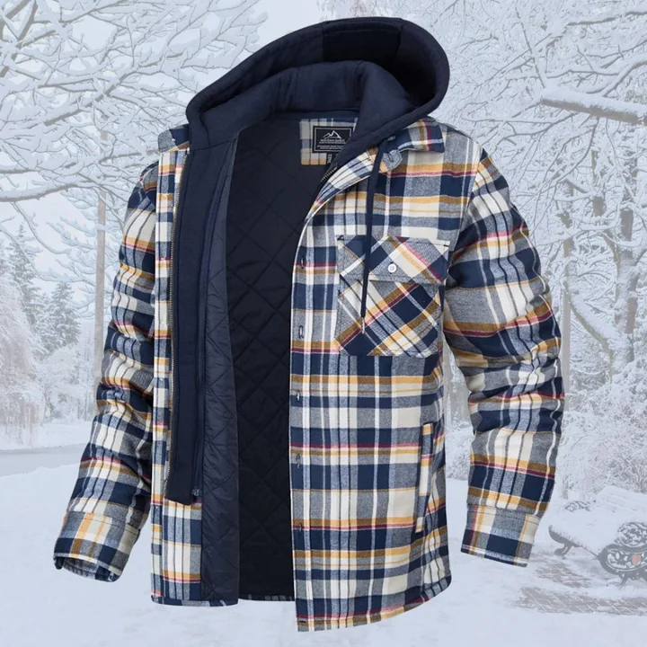 Chaqueta de invierno cálida para hombre (gorro desmontable) - Envío gratuito