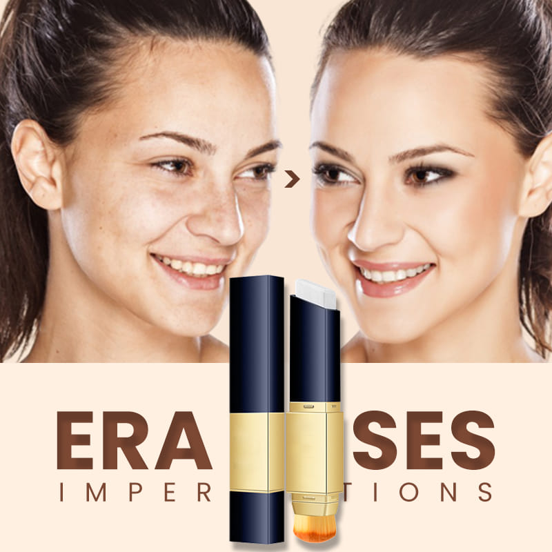 【📦Compra 2 obtén 1 gratis】Stick de base de maquillaje corrector de dos extremos.