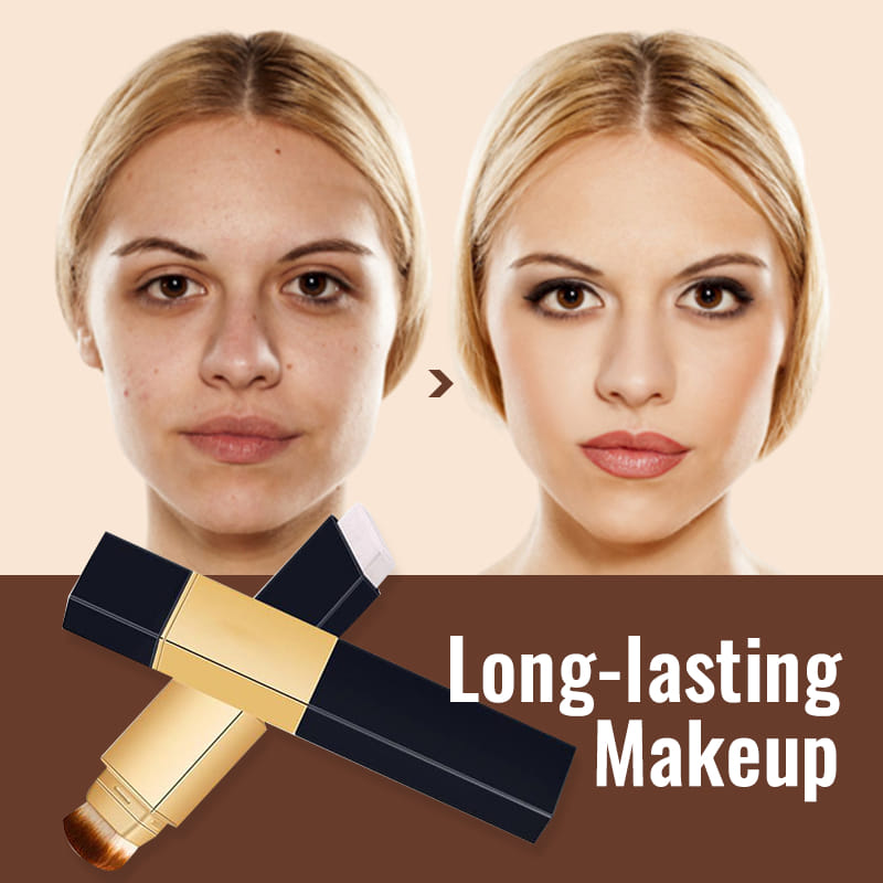 【📦Compra 2 obtén 1 gratis】Stick de base de maquillaje corrector de dos extremos.