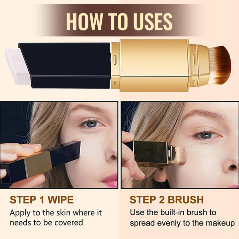 【📦Compra 2 obtén 1 gratis】Stick de base de maquillaje corrector de dos extremos.