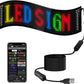 Pantalla LED Bluetooth flexible para vehículos