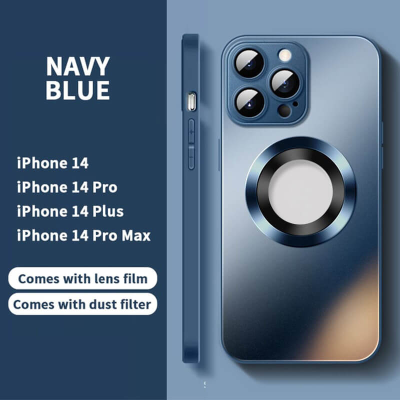 Funda Magnética AG Glass Esmerilado Para iPhone 14 13
