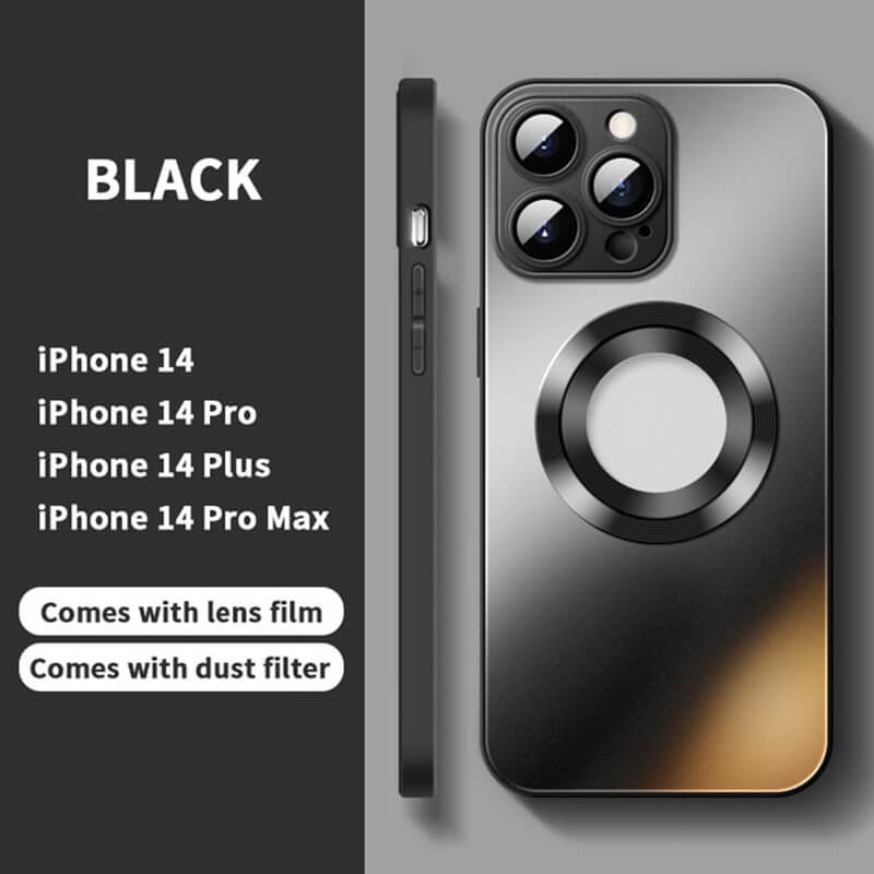 Funda Magnética AG Glass Esmerilado Para iPhone 14 13