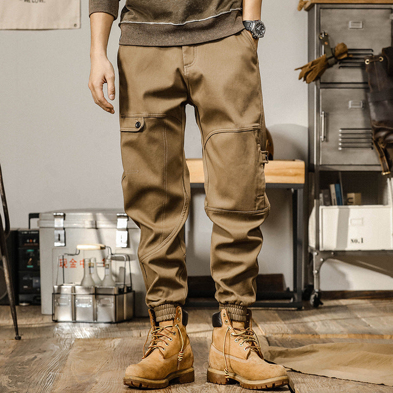 Pantalón jogger holgado de harén para hombre