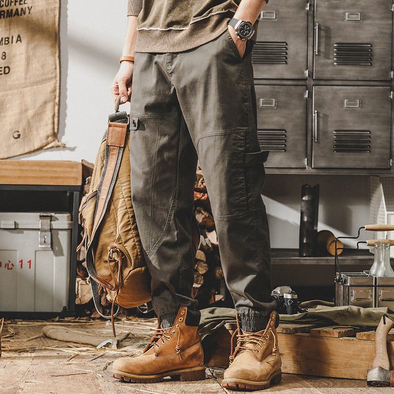 Pantalón jogger holgado de harén para hombre