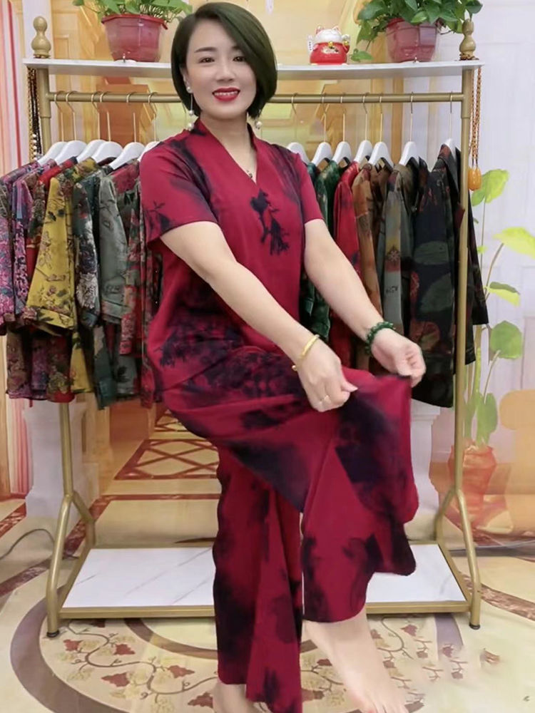 Nuevo conjunto de dos piezas de verano para madres