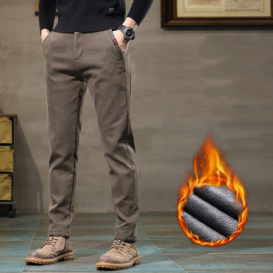 🎅Rebajas de Navidad, 50% de descuento🔥Pantalón recto para hombre