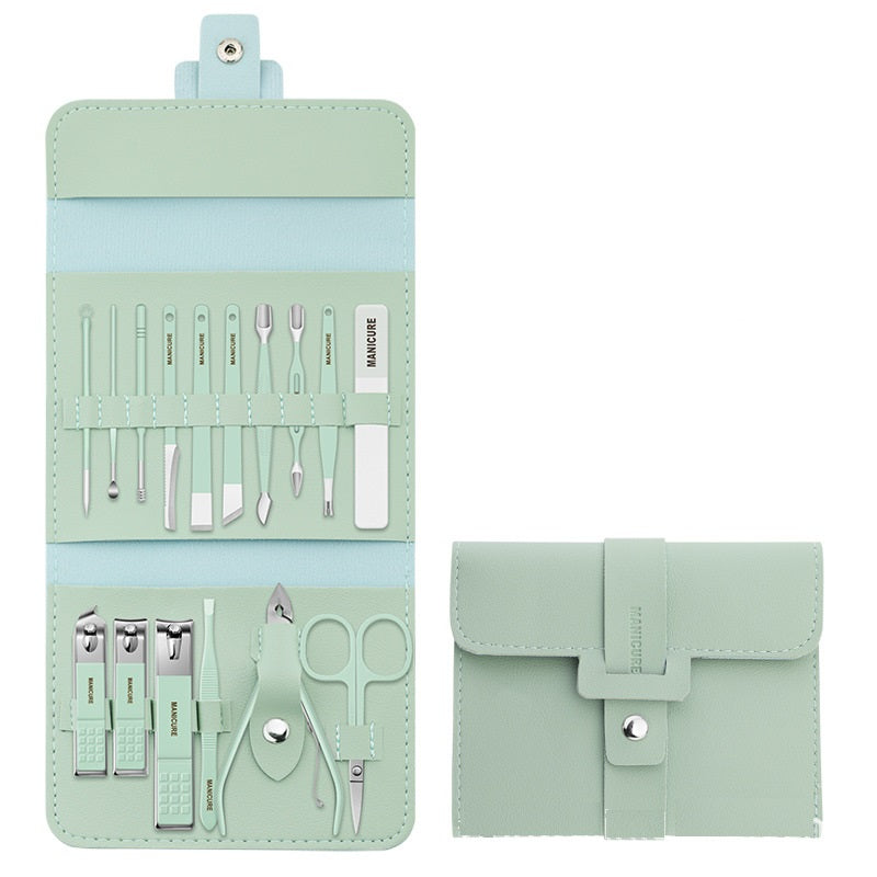 Regalo Perfecto-Set De Cuidado De Uñas De 16 Piezas (Diez Colores)
