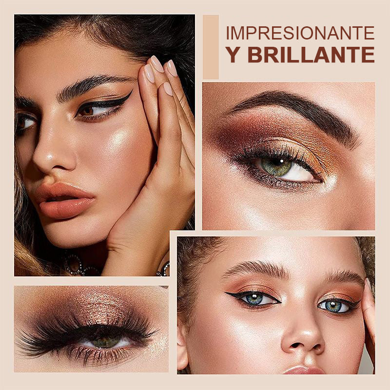 ✨Palo de sombra de ojos a prueba de agua con brillo✨pluma de maquillaje✨pluma de gusano de seda mentirosa✨