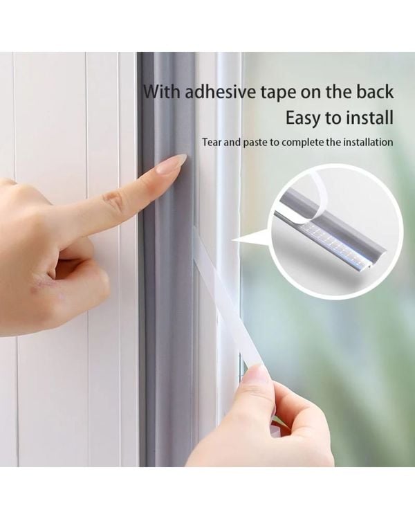 Tira de sellado autoadhesiva Typared para huecos de ventanas