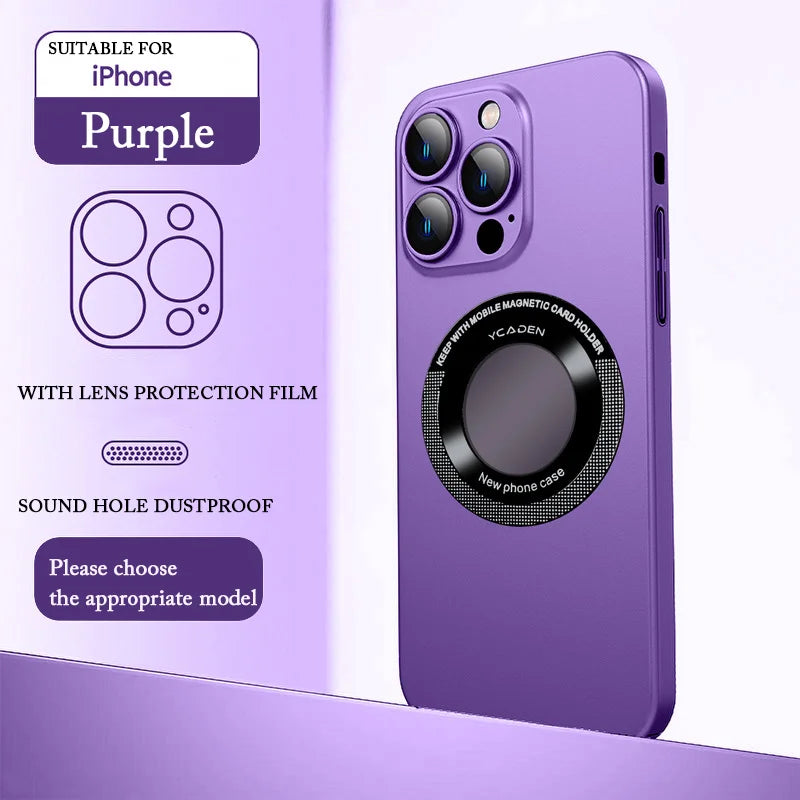 2023 NEW Funda de malla antipolvo con marca de fuga magnética para iPhone