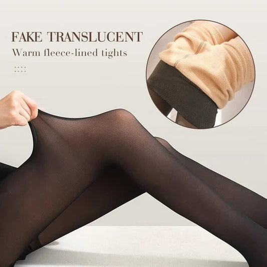 🎅Christmas sale-49% OFF🎁warm plush lined elasticated tights