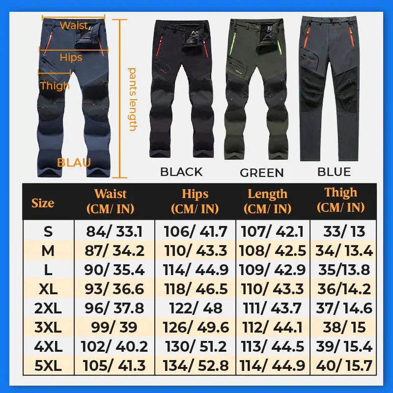 🎅🎊Hot Sale ⛄🎉Pantalones de exterior impermeables y de secado rápido