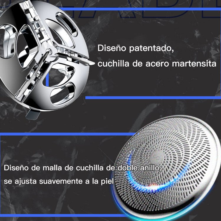 Afeitadora eléctrica portátil resistente al agua