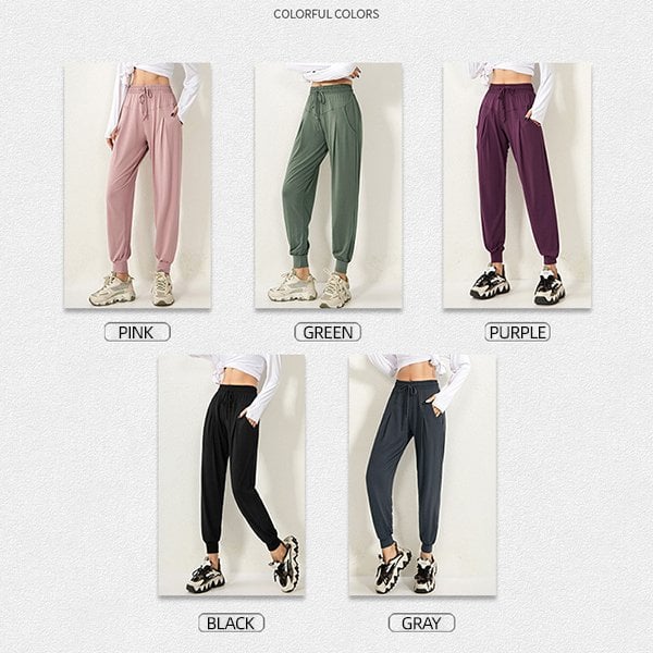 Pantalones de Chándal de Cintura Alta