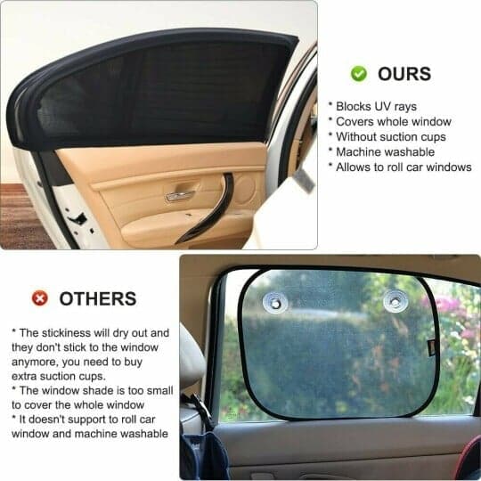 Mosquitera Universal Para Coches 2 Piezas