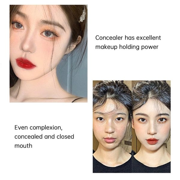 Paleta de correctores tricolor para cubrir cicatrices de acné y ojeras