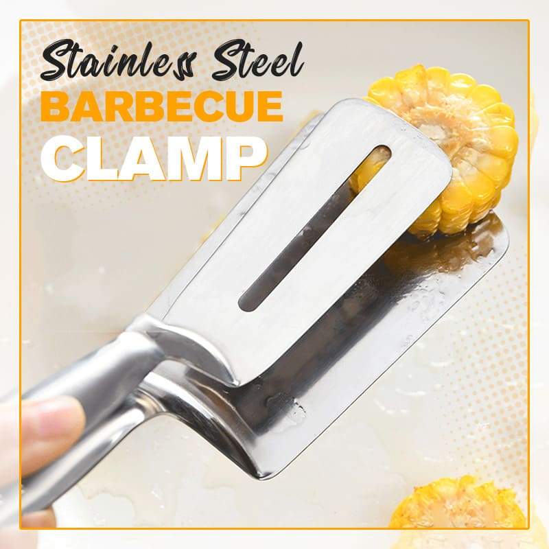 Pinza de acero inoxidable para barbacoa