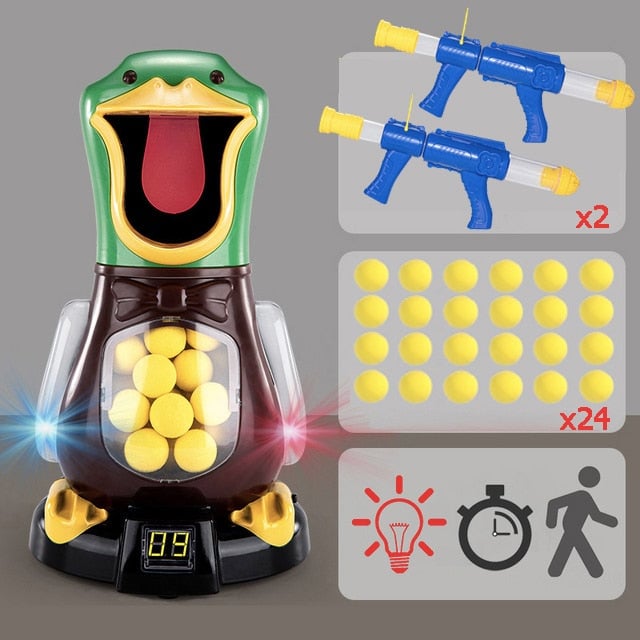 Set de Juego de Disparo de Patitos Hambrientos